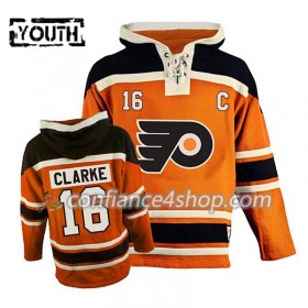 Adidas Maillot de Hockey Philadelphia Flyers Bobby Clarke 16 Oranssi Sawyer Chandails à capuchon - Enfant